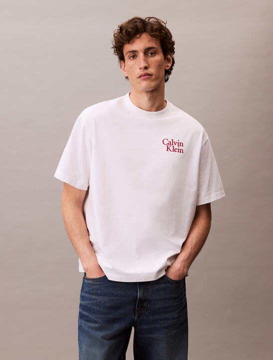 Script Logo Graphic Relaxed T-Shirt