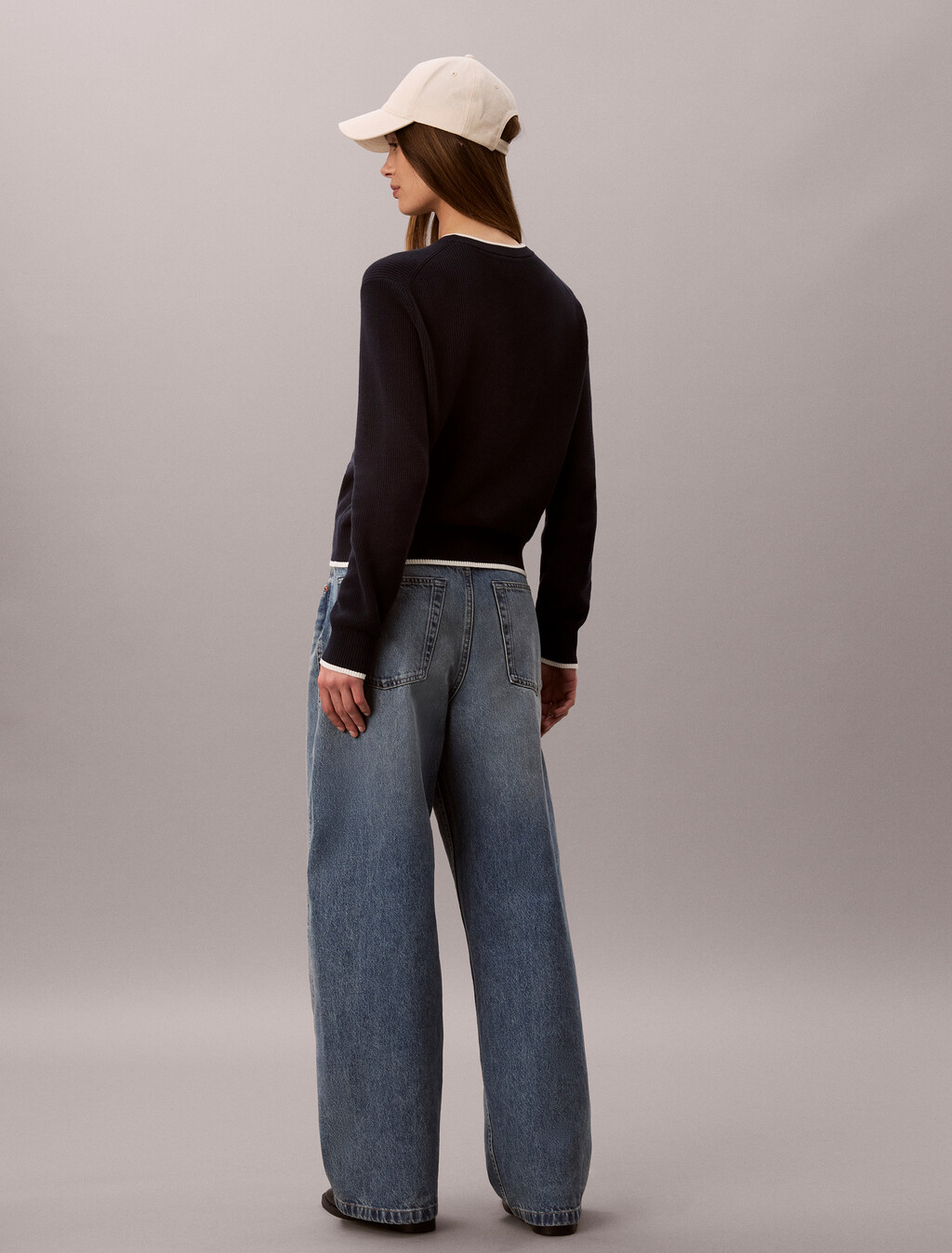 Twisted Low Rise Baggy Jeans, WORN ESSEX, hi-res