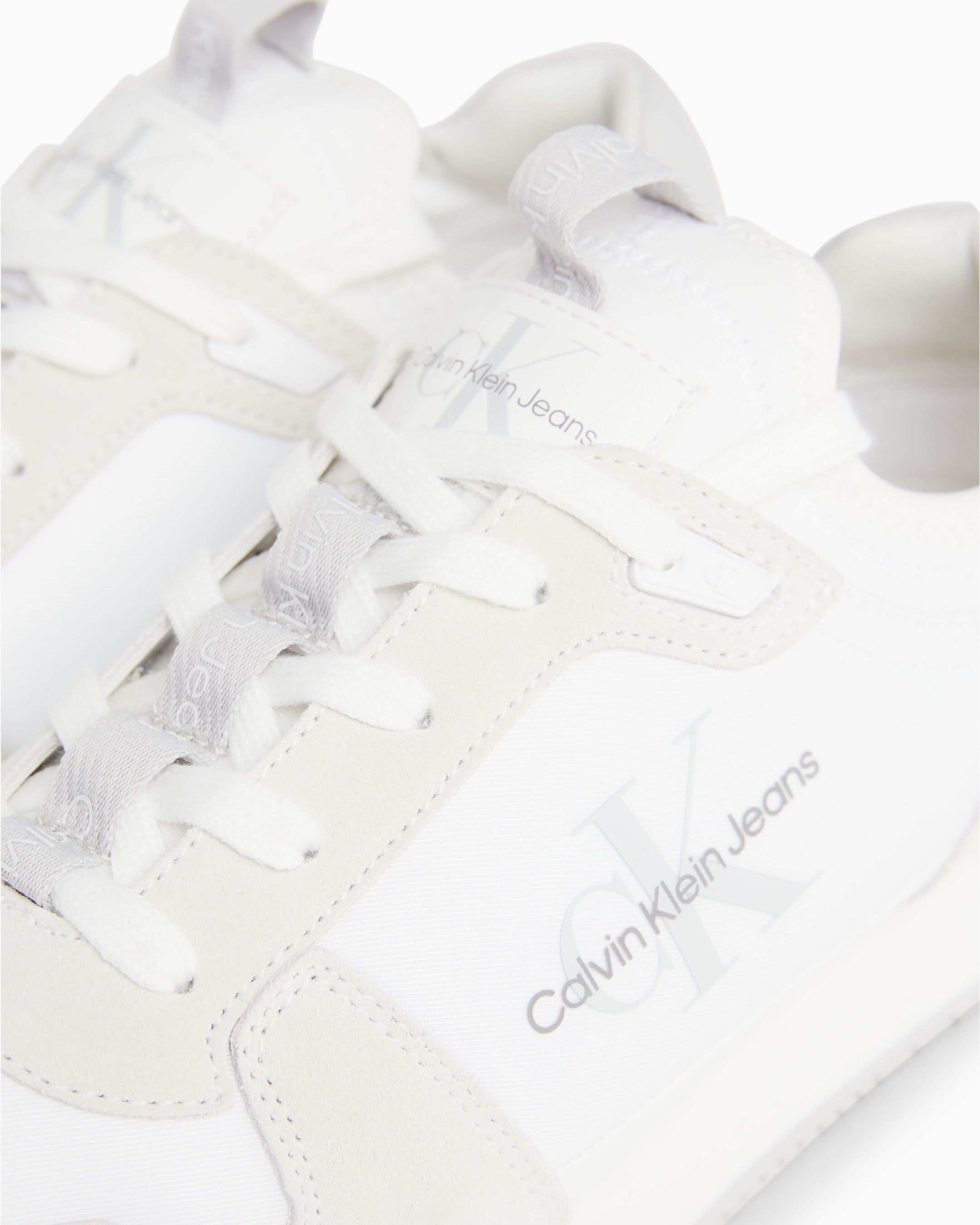 Calvin klein white canvas shoes shop