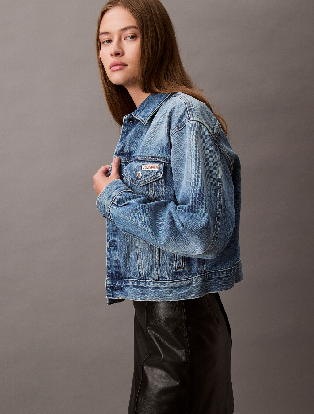 90's Denim Jacket, GOLD DUST, hi-res