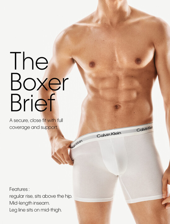 Graphic Monogram Microfiber Stretch Boxer Brief