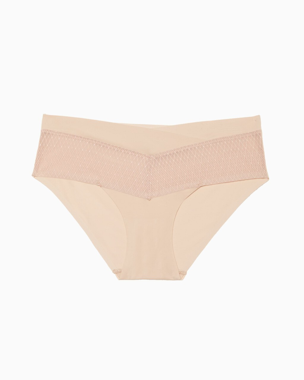 SEAMLESS MESH LACE HIPSTER, Cedar, hi-res