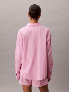 Valentine's Day Capsule Stripe Sleep Shirt, 19471 TRAIL STRIPE+PINK ESSENCE, hi-res