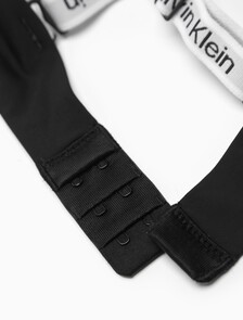 Tailored Logo Lightly Lined Demi Bra, Black, hi-res