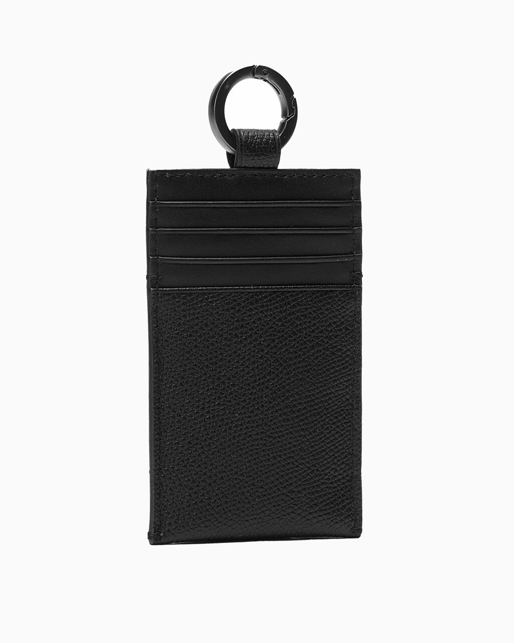 LEATHER LOGO HARDWARE CARDHOLDER