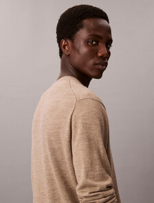 Extra Fine Merino Sweater, Cinder Htr, hi-res