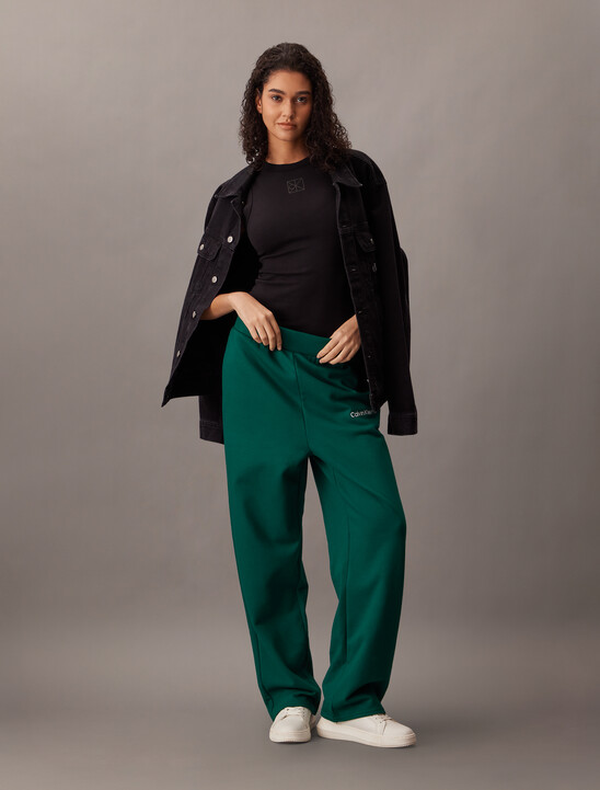 French Terry Straight Leg Joggers