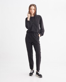 Essentials Woven Taper Pants, BLACK BEAUTY, hi-res