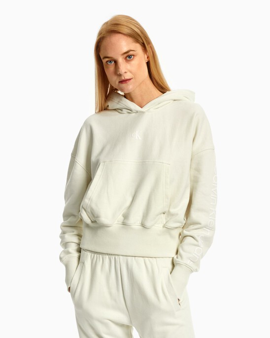 TWO TONE MONOGRAM HOODIE