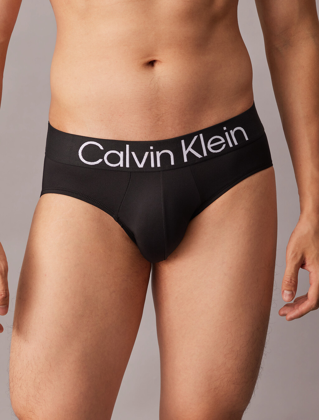 Microfiber Stretch Bold Logo Hip Brief 3 Pack, BLACK/BLACK/BLACK, hi-res