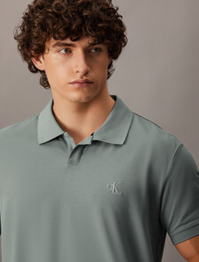 Cooling Short Sleeve Polo, Slate Gray, hi-res