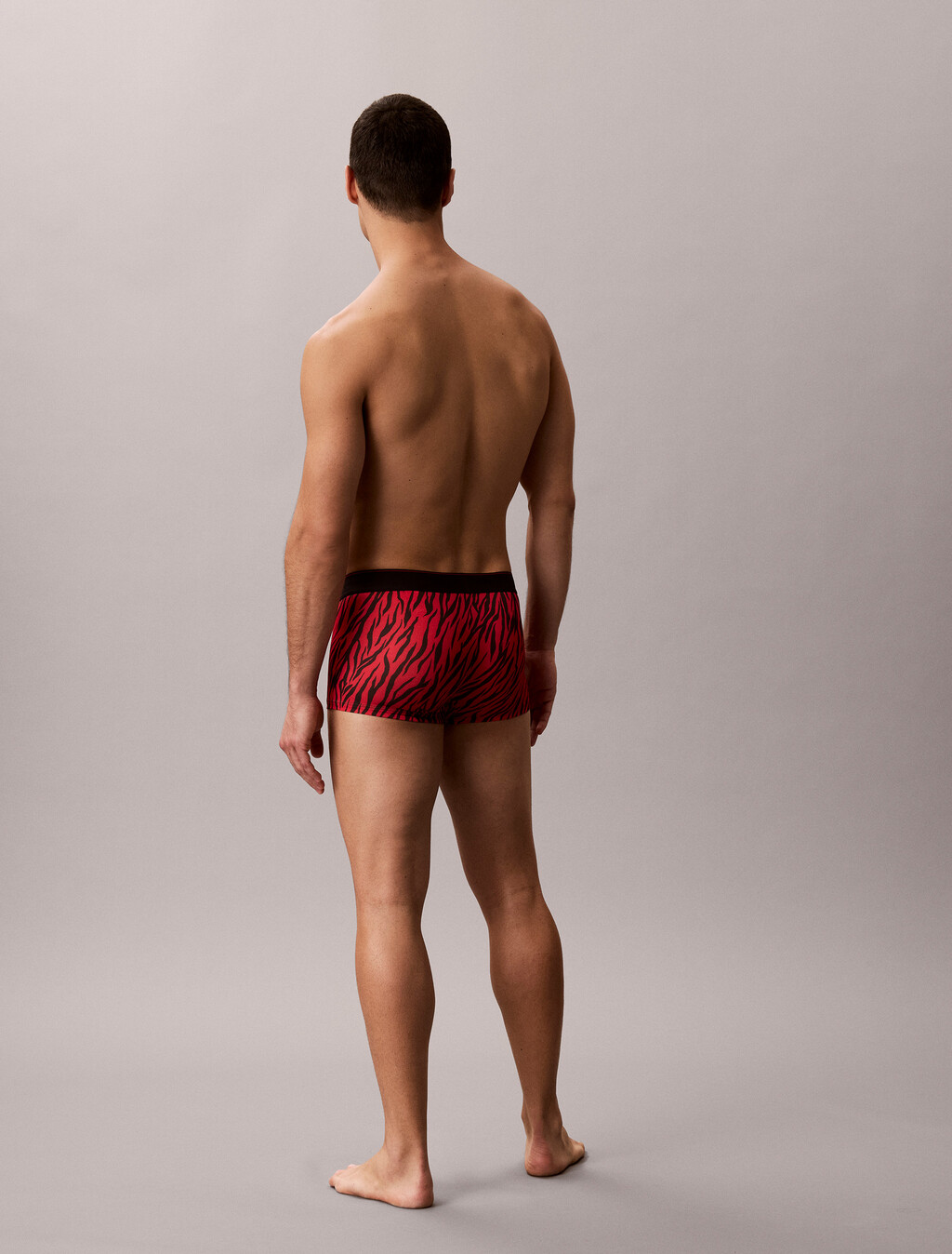 Graphic Monogram Low Rise Trunk, PAINTED TIGER BLACK/RED GALA, hi-res