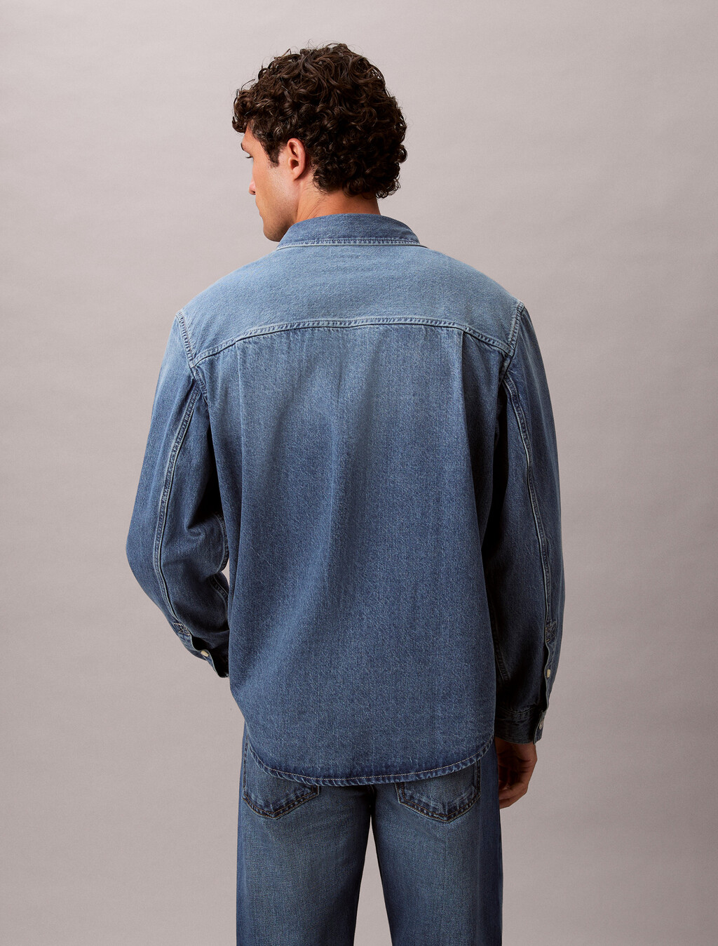 90s CK Vintage Overshirt, CK VINTAGE INDIGO, hi-res
