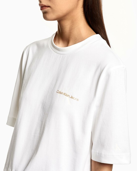 CROPPED MONOGRAM TEE