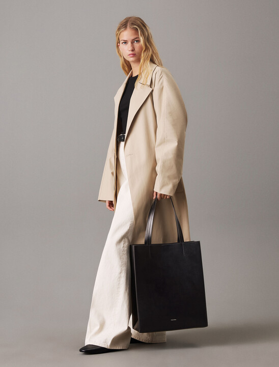 CK Paper Bag Leather Tote