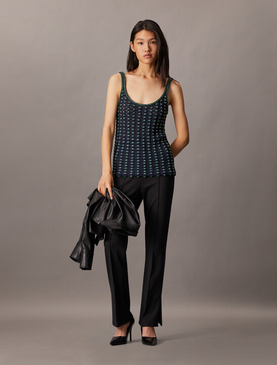 Crochet Beaded Tank Top