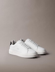 CK Monogram Chunky Cupsole Sneakers, Bright White/Black/Light Grey, hi-res