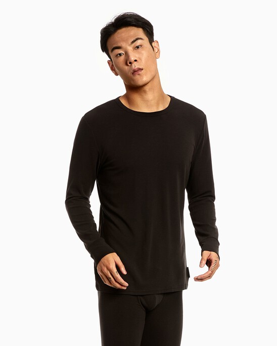 EMBOSSED ICON CREW NECK TOP