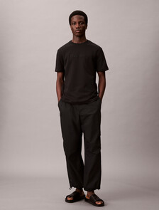 Classic Fit Logo Tee, Black, hi-res