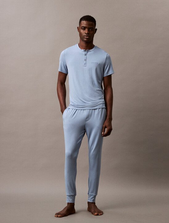Ultra Soft Modal Henley Sleep T-Shirt