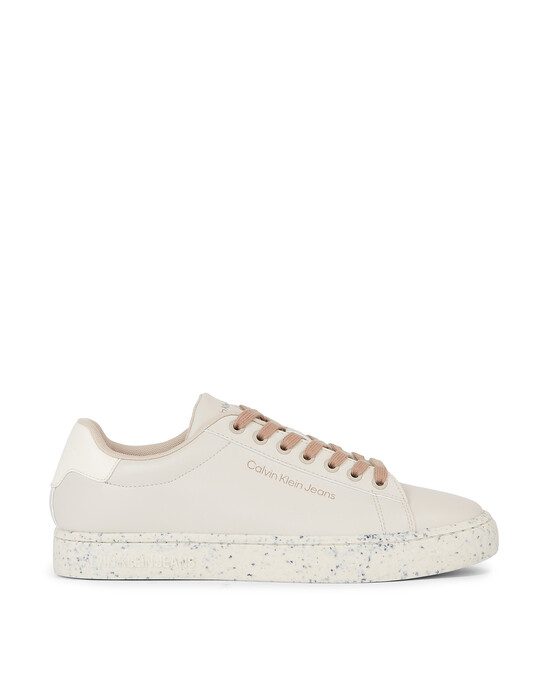 Faux Leather Trainers