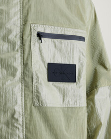 Relaxed Utility Track Jacket, Oil Green, hi-res
