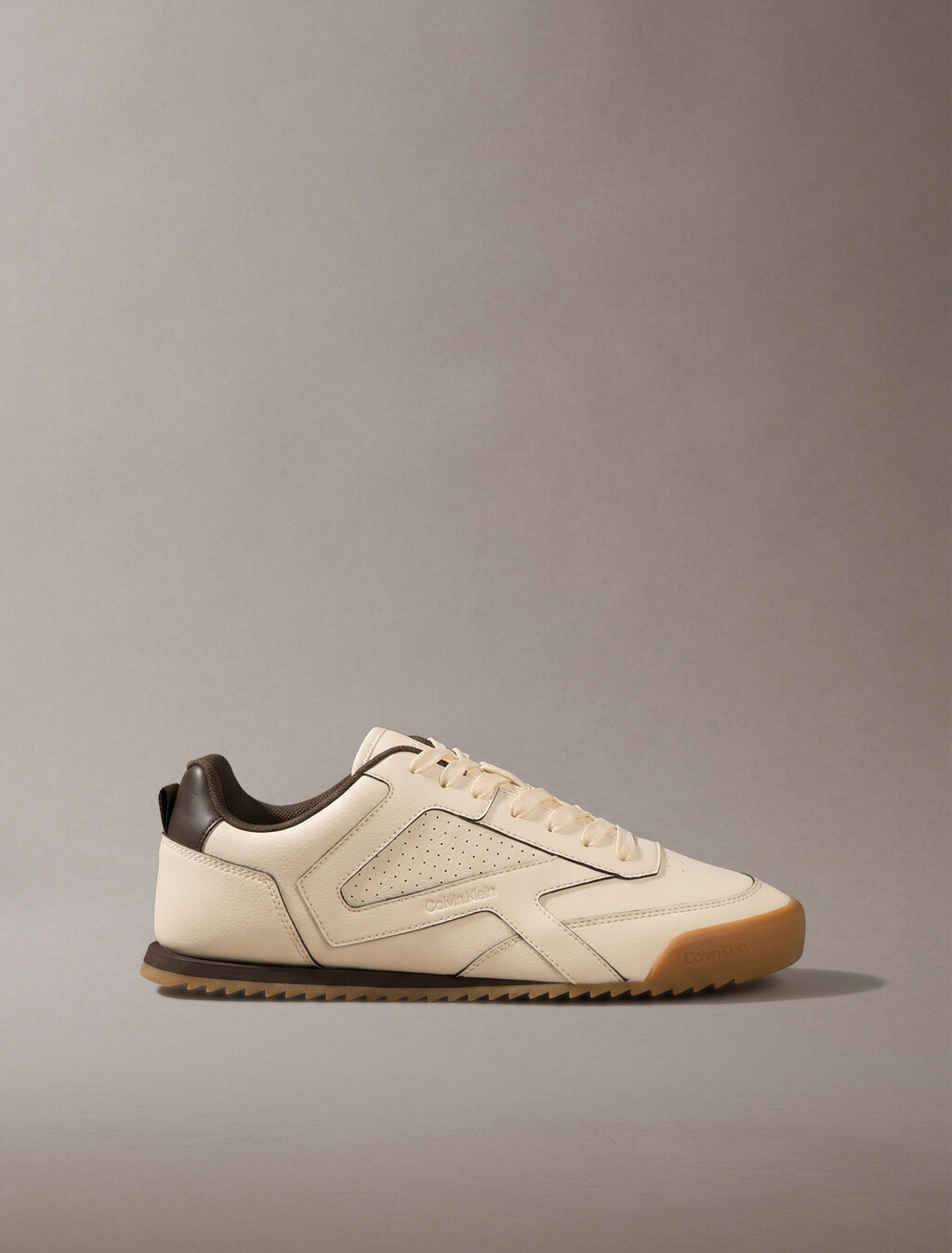 CK KAY - Low Profile Runner Trainers, Light Cashew/Rocky Brown, hi-res
