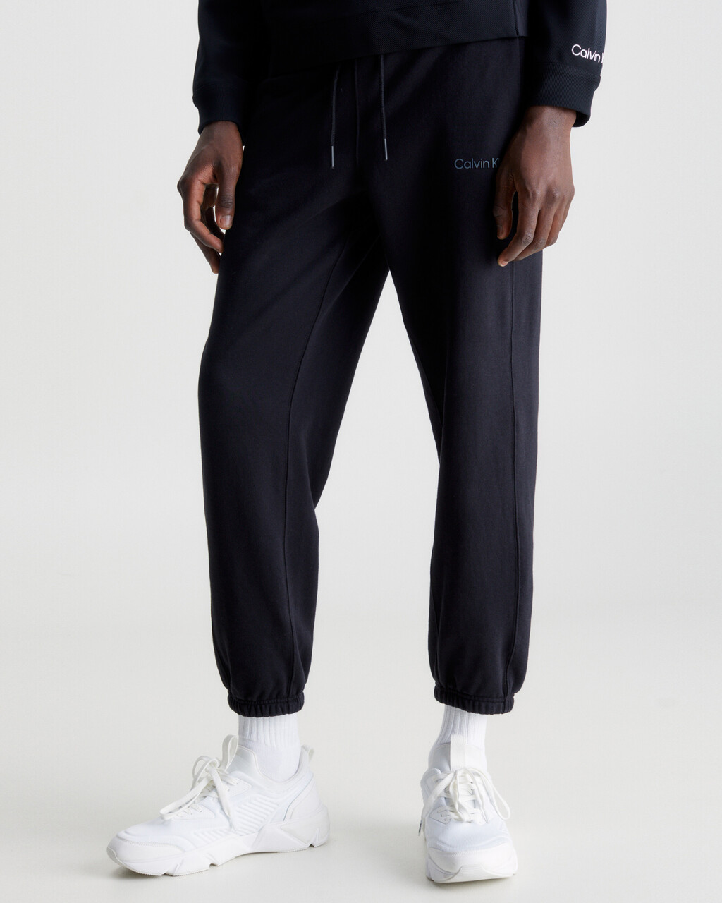 Cotton Terry Joggers, BLACK BEAUTY, hi-res