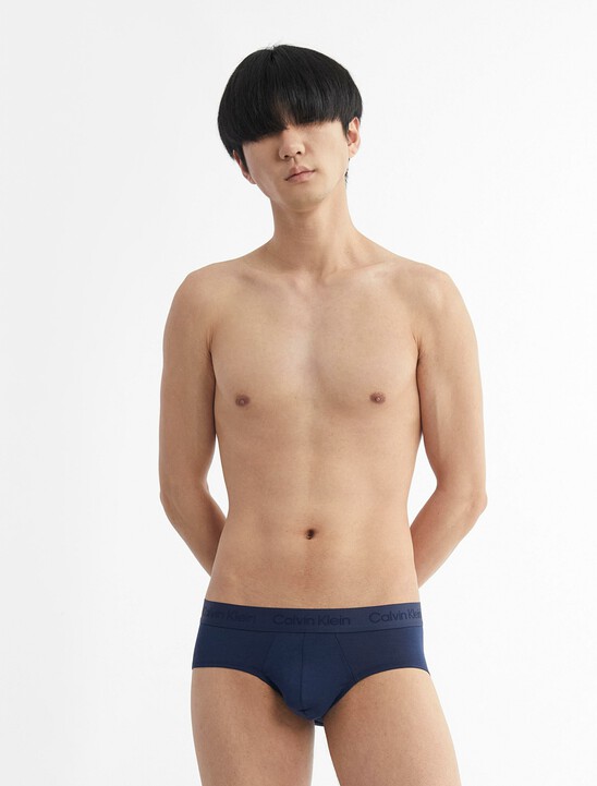 CK Black Ultra Soft Cashmere Hipster Briefs