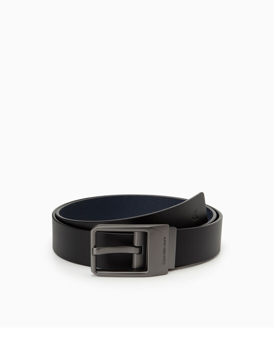 CLASSIC FACETED PIN REVERSIBLE BELT 35MM