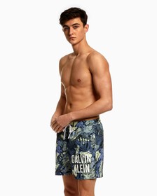 Intense Power All Over Print Medium Shorts, Jungle Leaf Dreamy Aop, hi-res