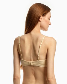 FORM TO BODY NATURAL TRIANGLE BRA, STONE, hi-res