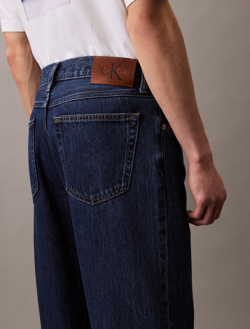 Straight 90s Jeans, DARK BLUE STONE, hi-res