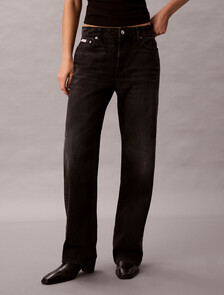 90's Straight Jeans, CK SANDED BLACK, hi-res