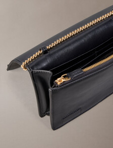 Monogram Wallet on Chain, Black, hi-res