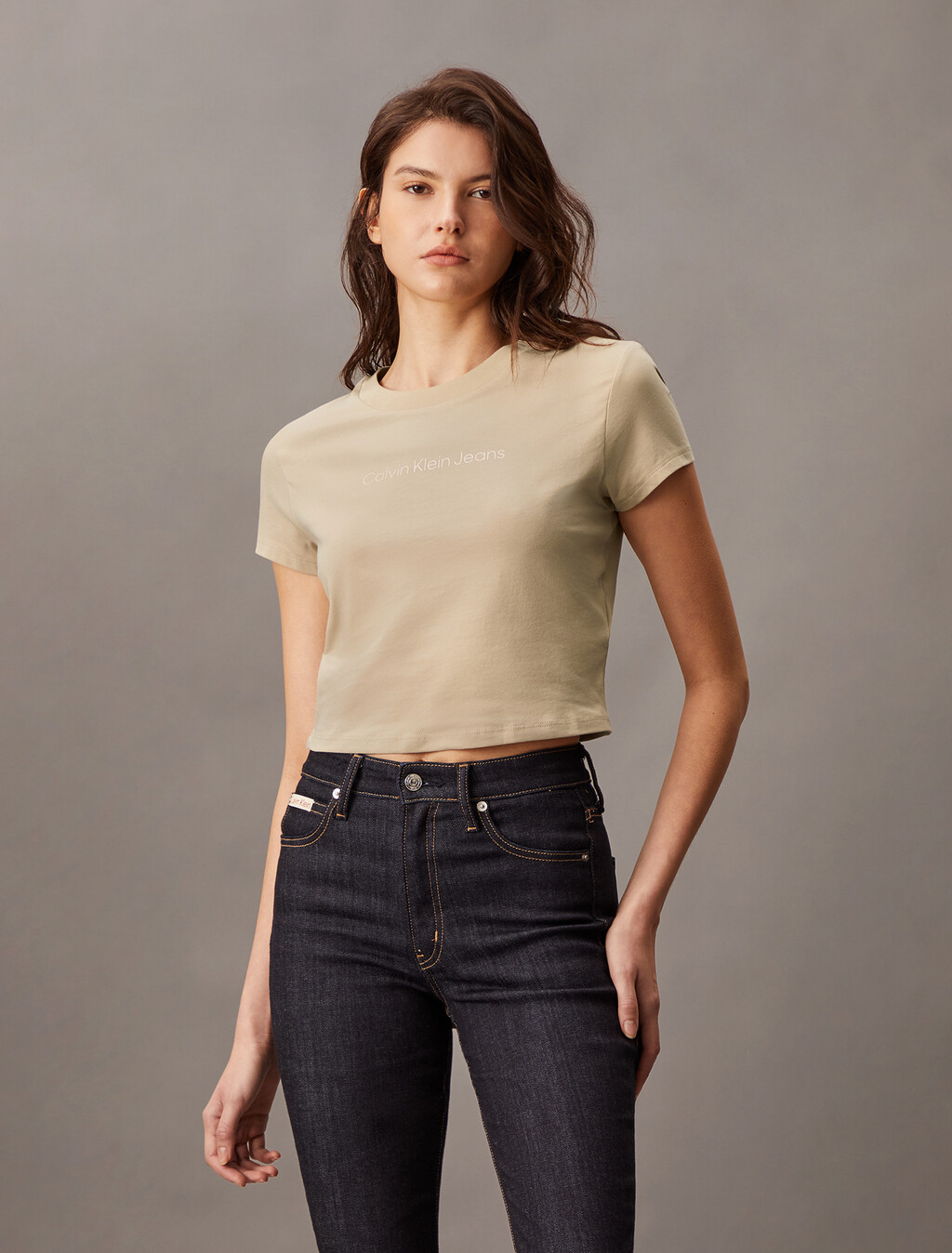 Institutional Baby Tee, White Pepper, hi-res