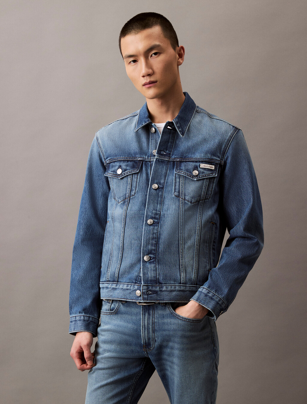 Coolmax Classic Trucker Jacket, VINTAGE TIDE, hi-res