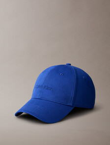 Logo Embroidery Baseball Cap, Cobalt, hi-res