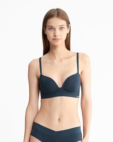 Invisibles Push Up Plunge Bra, Blueberry, hi-res