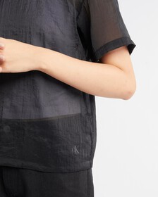 DOUBLE LAYER TEE, Ck Black, hi-res