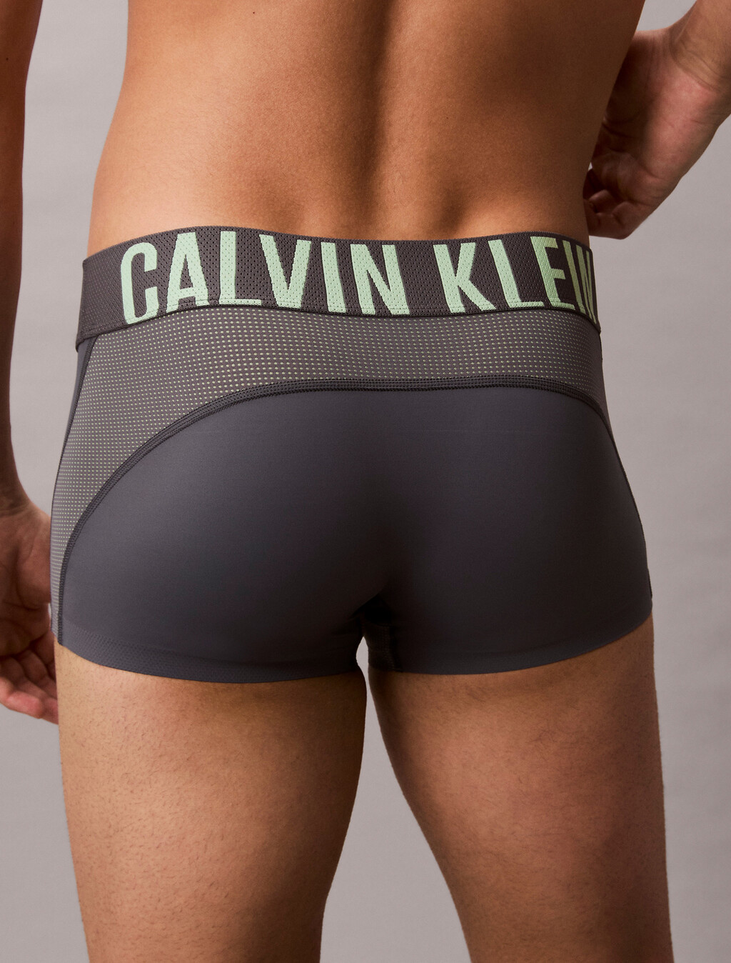 Sport Low Rise Trunks - Intense Power Micro, TURBULENCE W/ FOREST FREEZE, hi-res