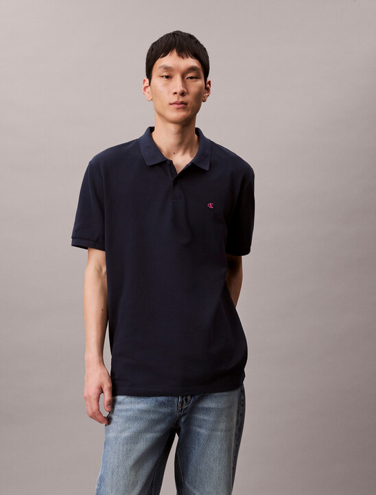 Monogram Cotton Pique Polo