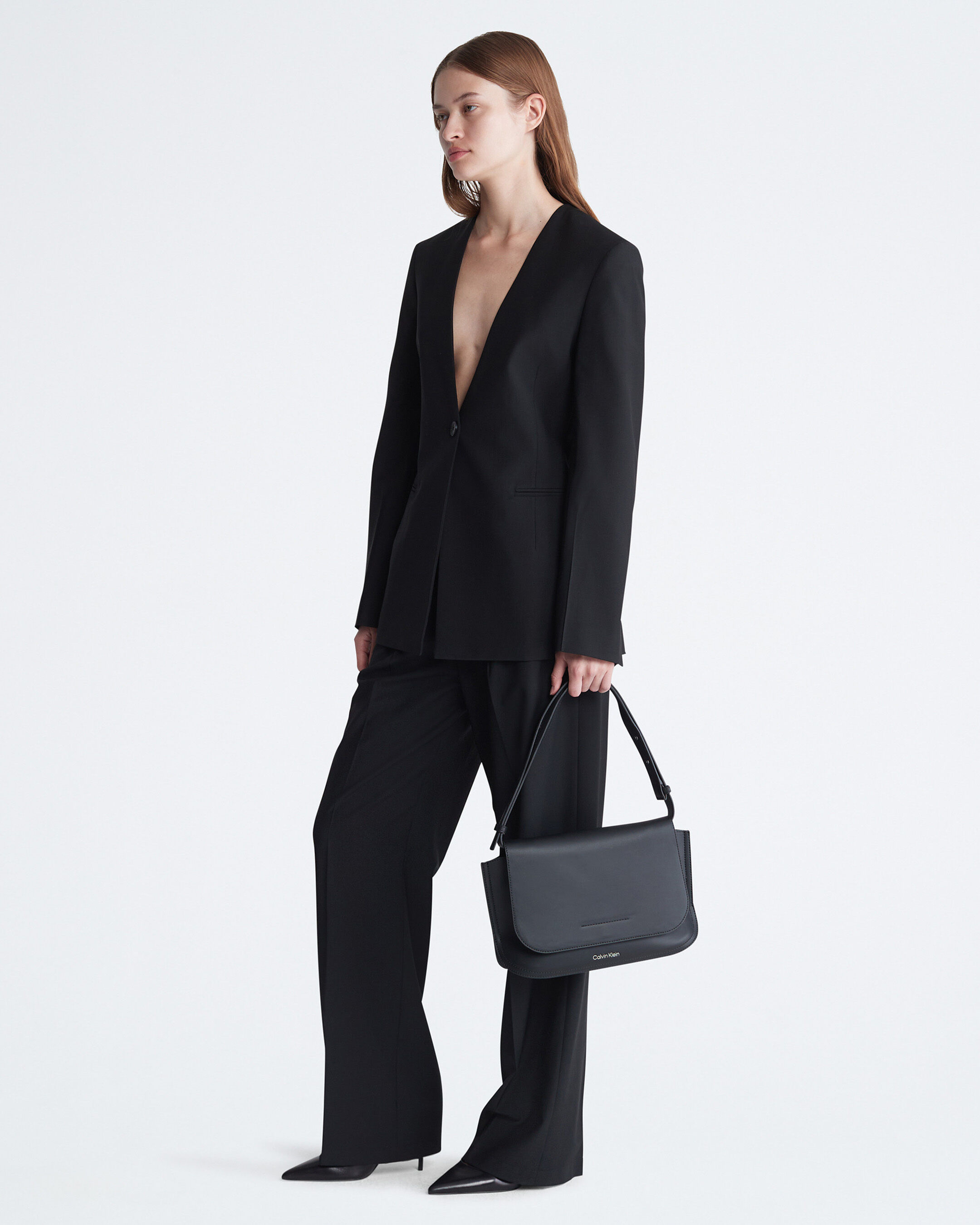 Elemental Mini Flap Messenger Bag black Calvin Klein Malaysia