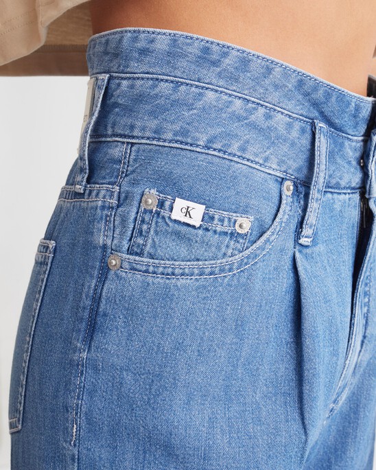 SUMMER TENCEL HIGH RISE LOOSE JEANS