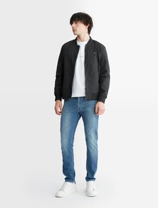 CK Badge Nylon Bomber Jacket, Ck Black, hi-res