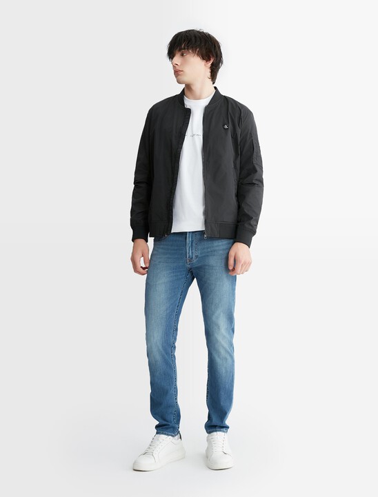 CK Badge Nylon Bomber Jacket