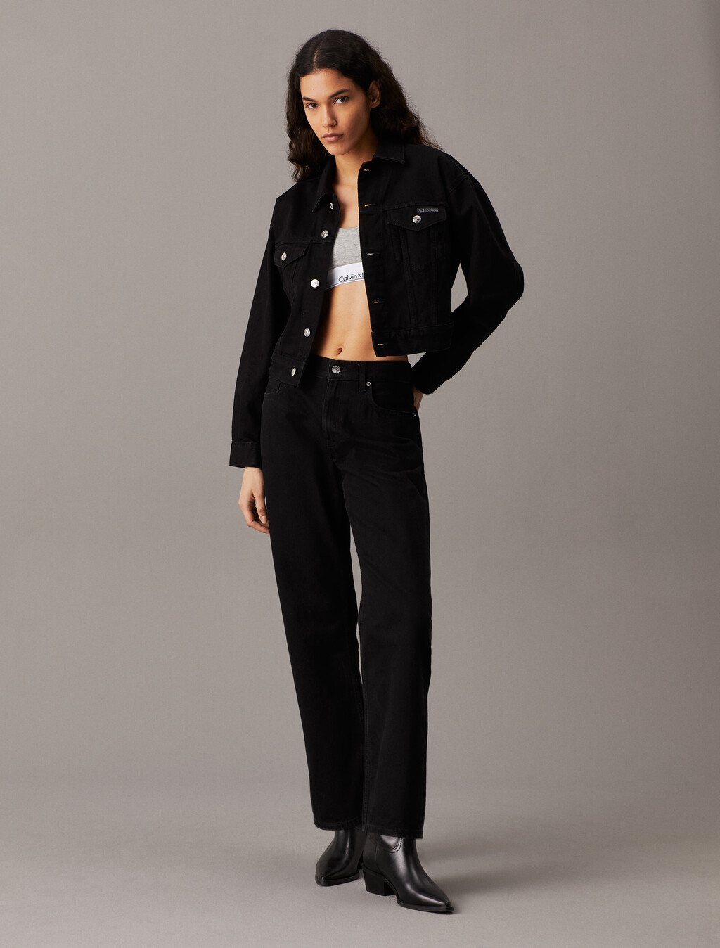 90's Straight Jeans, CK CLASSIC BLACK, hi-res