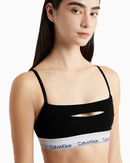 Modern Cotton Deconstructed Lightly Lined Bralette