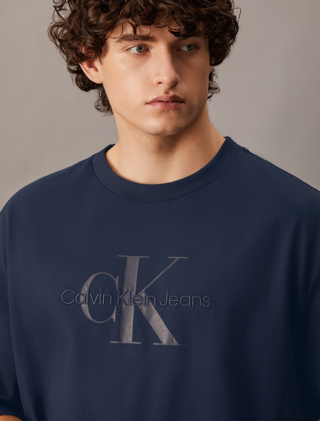 Monogram Regular Tee, Dark Sapphire, hi-res