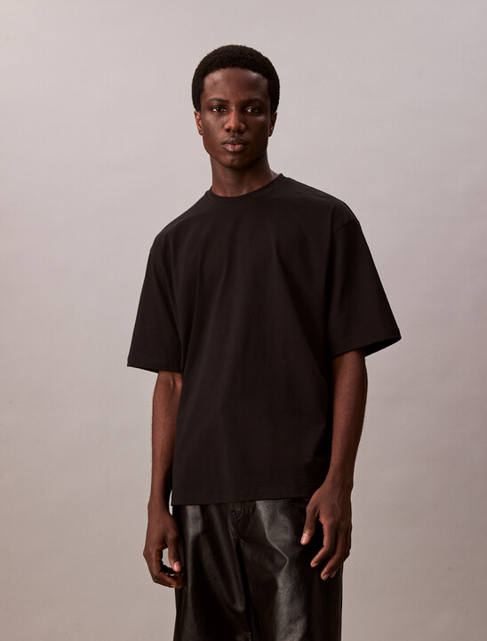 Cotton Silk Relaxed Tee